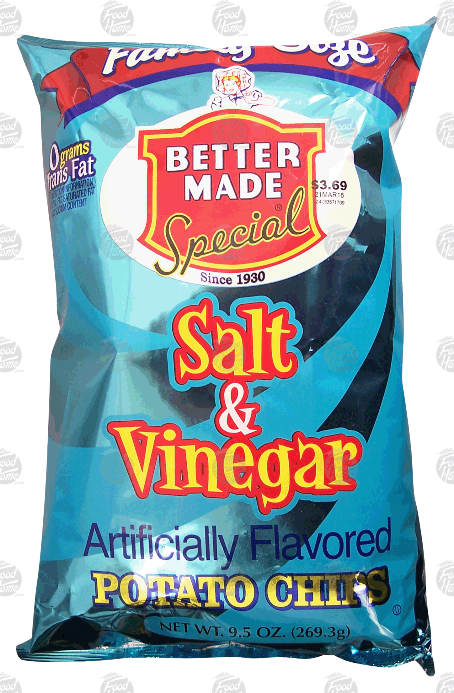 Better Made Family Size salt & vinegar flavored potato chips Full-Size Picture